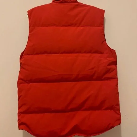 Canada Goose Red Puffer Vest - Picture 3 of 4